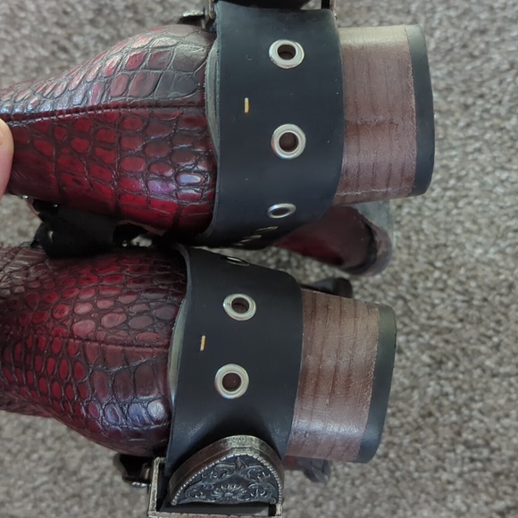 Freebird By Steven Freebird Red Saloon Shoes Booties - Picture 7 of 14